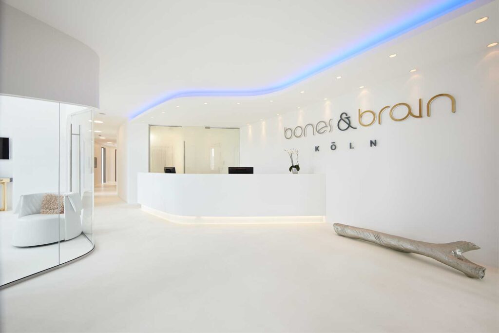Empfang bones & brain - Orthopädie Köln-Deutz